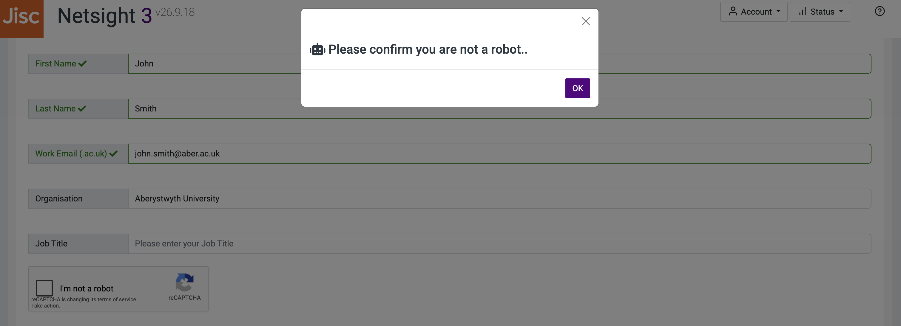 Not a Robot